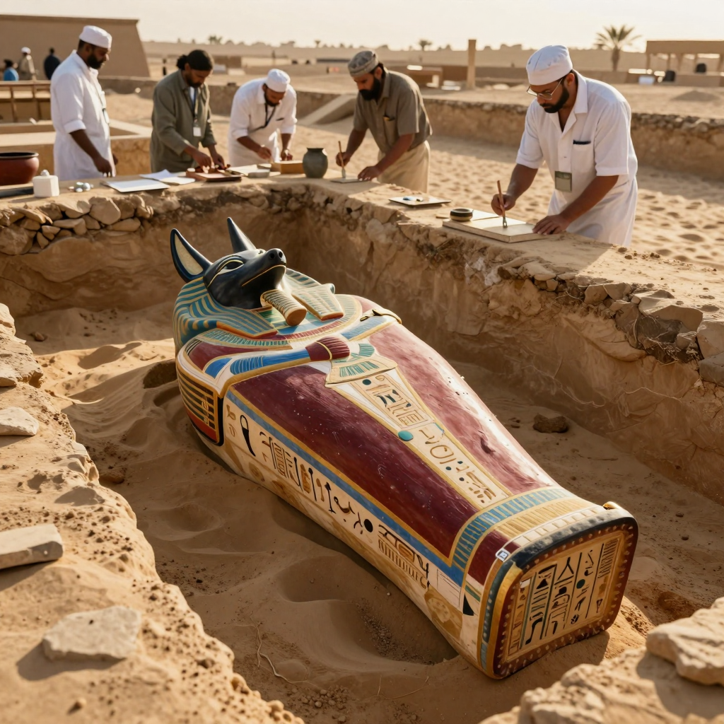 古埃及胡狼神考古發現
