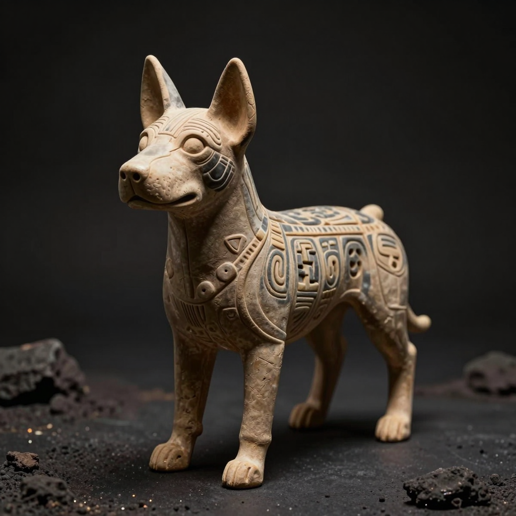 阿茲特克冥界引導犬考古文物