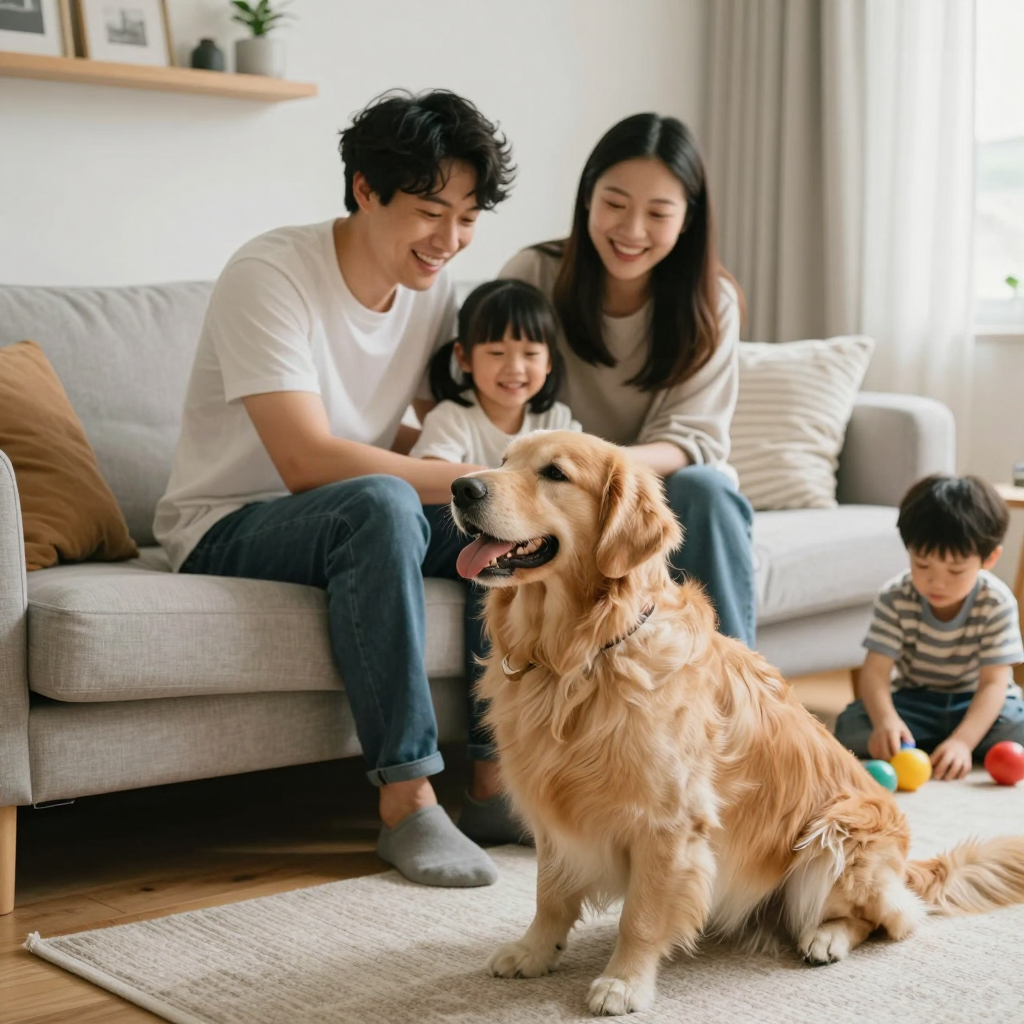 寵物與家庭生活場景