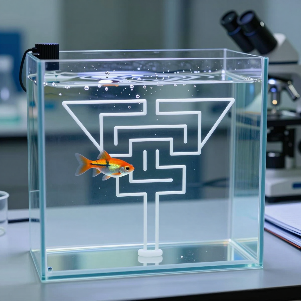 魚類記憶實驗場景