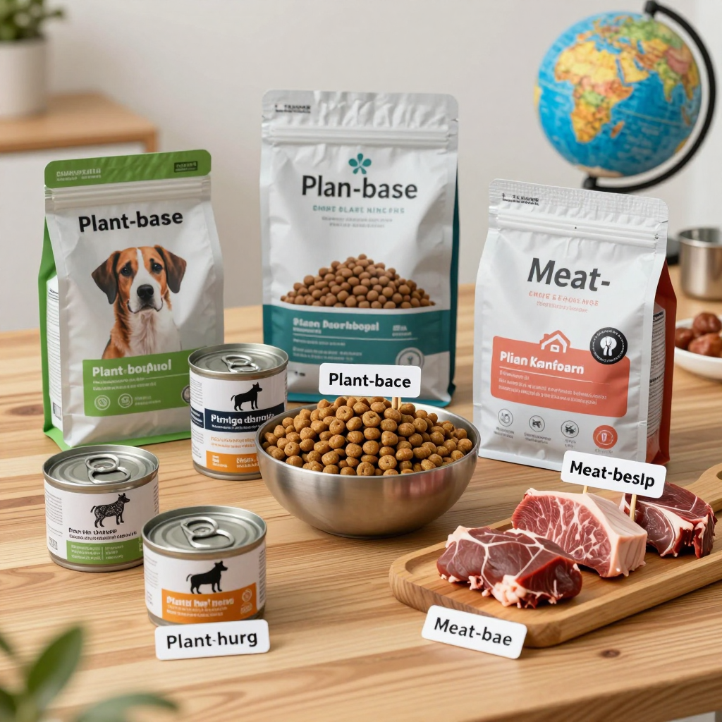 寵物飼料環境影響比較圖