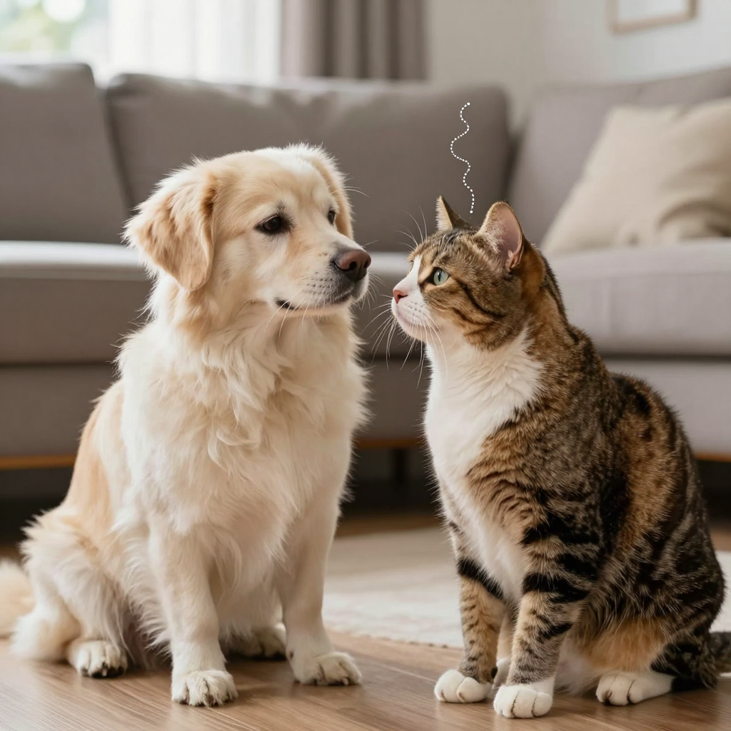 貓狗感官識別機制比較