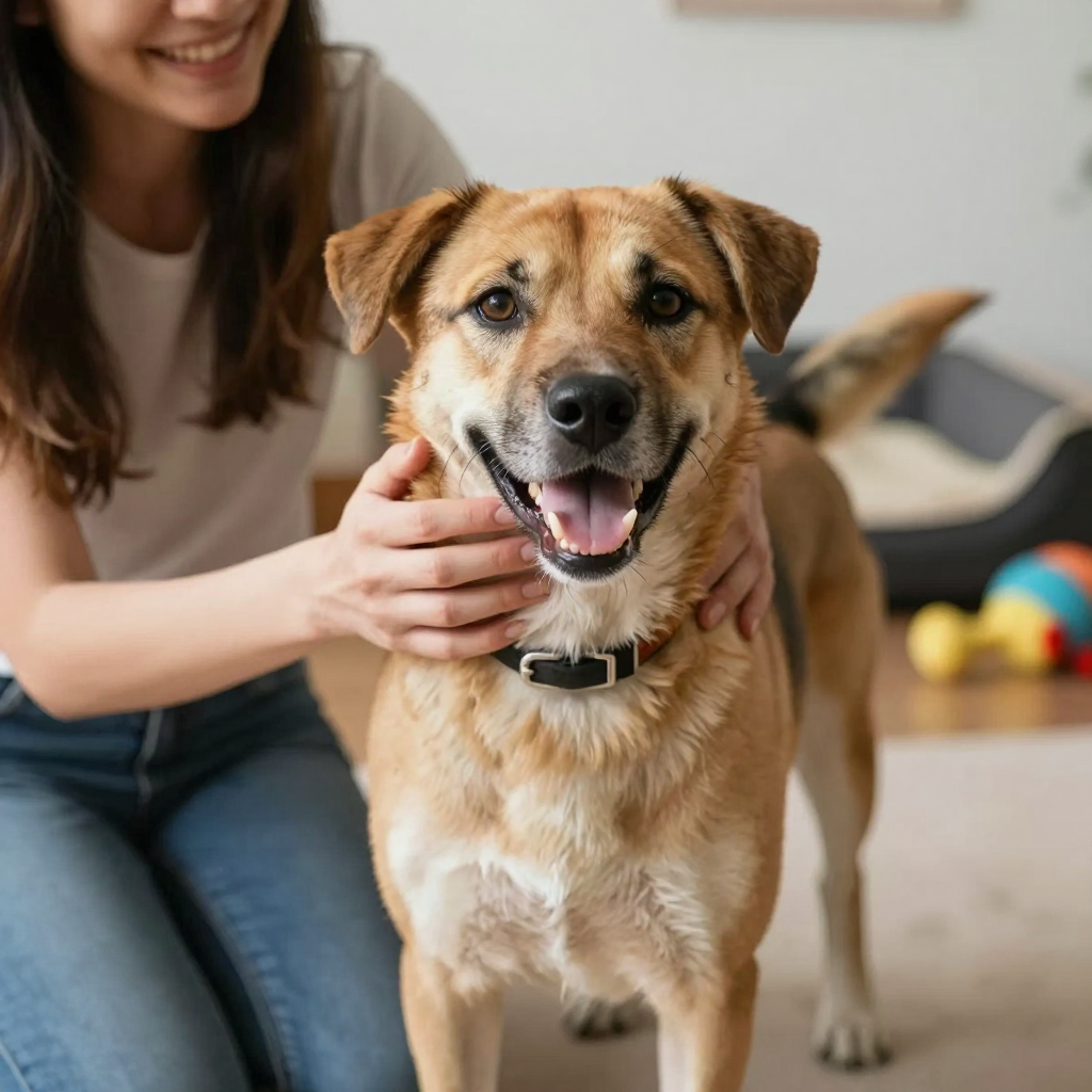 收容所動物與飼主互動